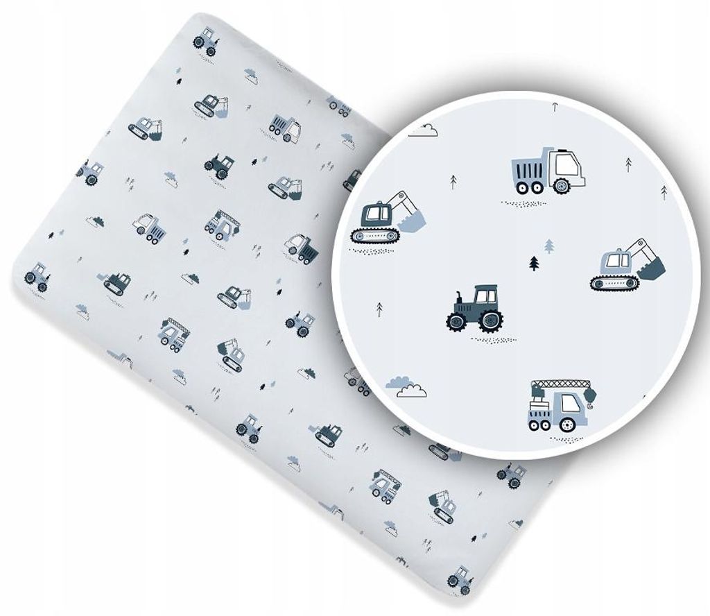 Spannbettlaken für Kinderbett 60x120 cm - 100% Baumwolle - Produktbild 