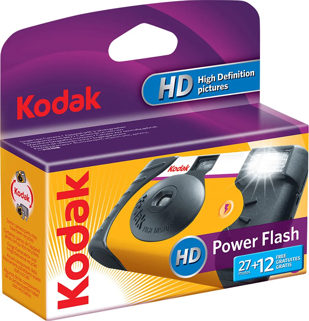 Appareil photo jetable KODAK Powerflash 27+12 photos - Flash intégré