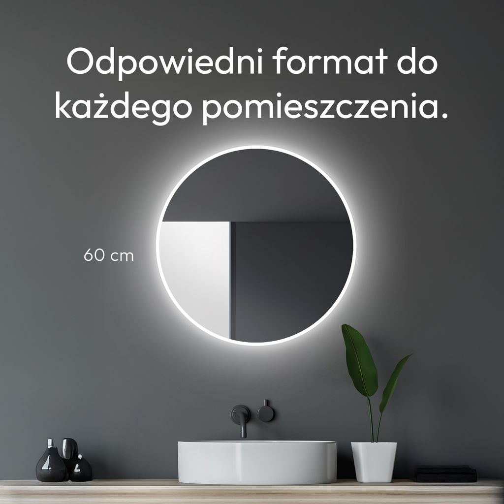 Lustro ?azienkowe z o?wietleniem TALOS Lustro ?azienkowe Zdjęcie produktu 