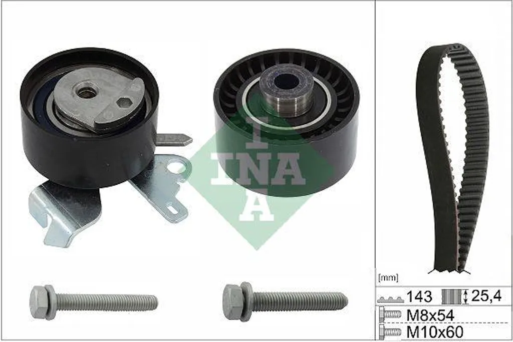 Kit de courroie de distribution INA 530 0418 10 - Qualité OE 0816C8