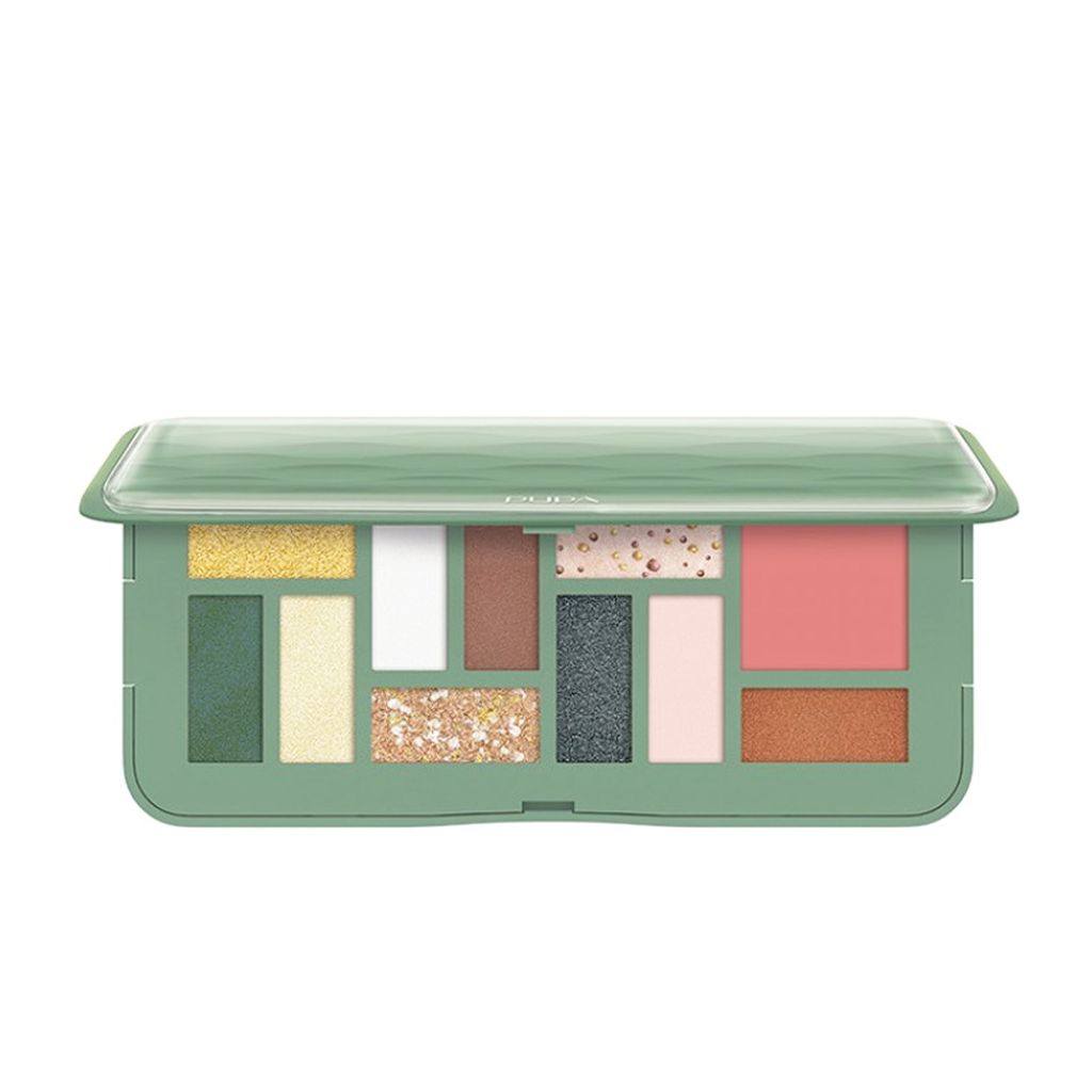 PUPA Milano Palette M 3D Effects, Frauen, Multi, Puder, Natürlich/Natur, Green, Palette