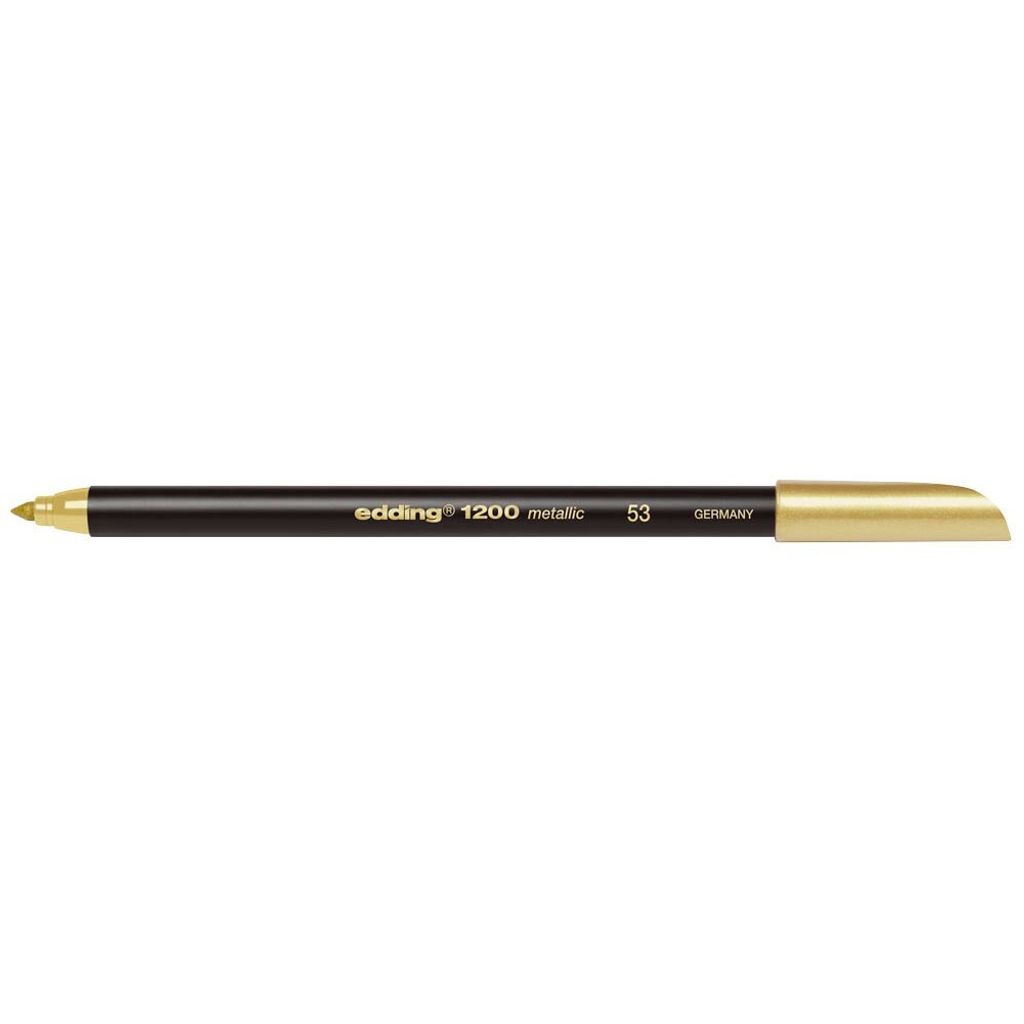Edding - Fineliner EDDing 1200 F Metallic Gold | Außenschachtel ein 10 Stück