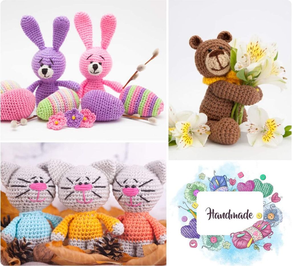 Häkelgarn Set,12 Farben*50g Dicke Wolle Zum Häkeln und Produktbild 6