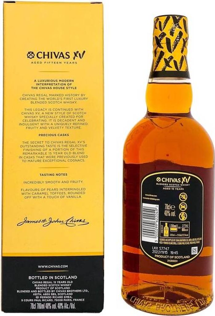 Chivas Regal XV 15 Jahre Blended Scotch Whisky in Produktbild 10