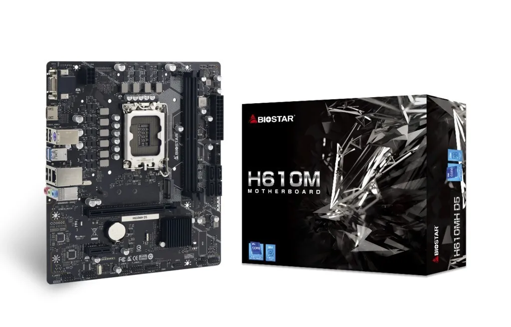 Passez à la DDR5 avec Biostar H610MH D5 pour un PC Rapide et Sans Lags