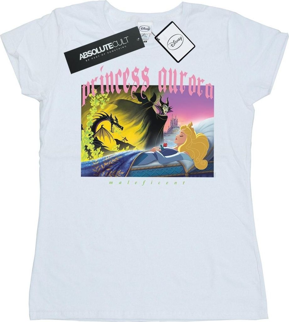 Disney - "Sleeping Beauty" T-Shirt für Damen BI15359 (S) (Weiß)
