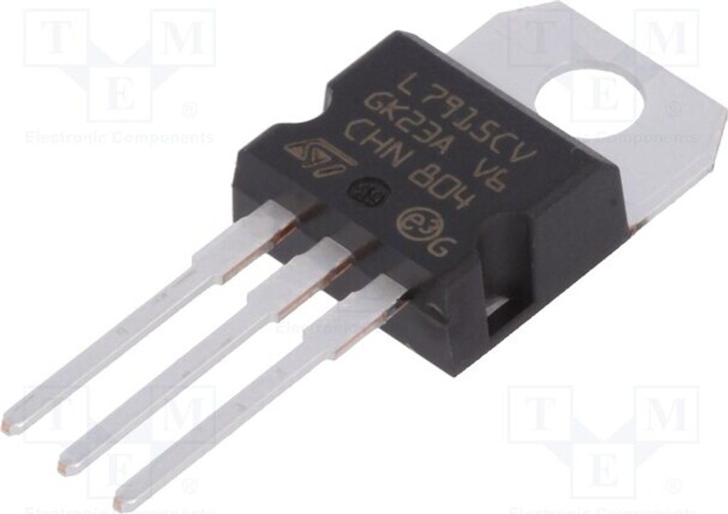 3x IC: Spannungsstabilisator 1A -15V Linie,geregelt(nein) L7915CV Ungeregelte Sp