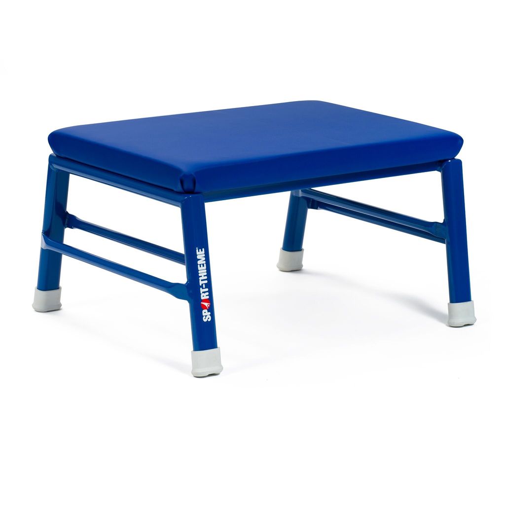 Sport-Thieme Turnhocker "Original", Kunstlederbezug, Blau