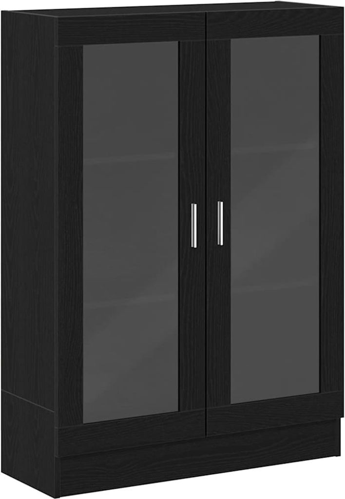 vidaXL Knihovna vzhled černého dubu 82,5x30,5x115 cm Obrázek produktu 