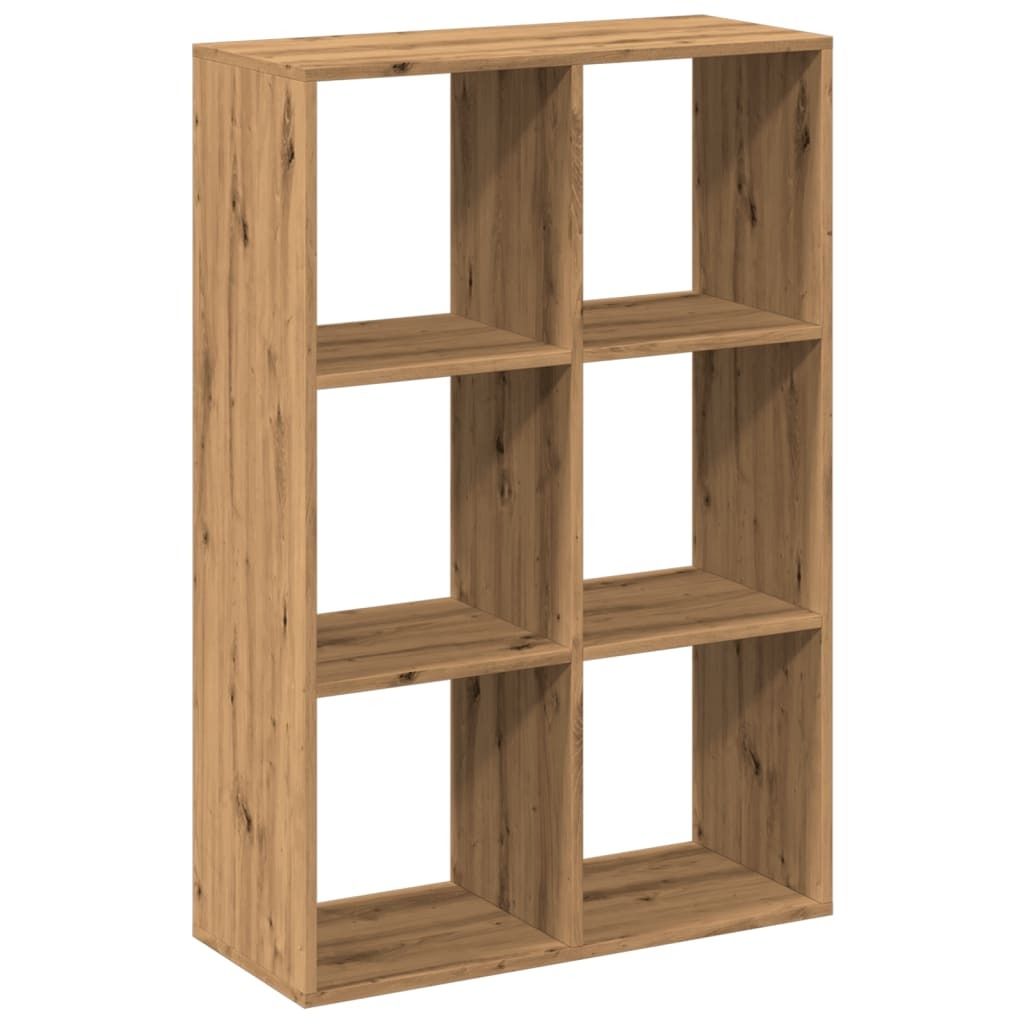 vidaXL Pokojová knihovna Artisan dub 69,5x29x103,5 cm Obrázek produktu 