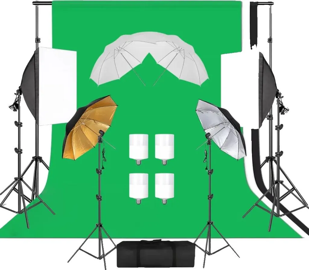 Kit photo SH-TZ-36 haute stabilité avec boîte à lumière et supports