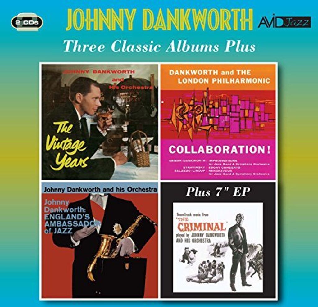 Johnny Daankworth - drei klassische Alben plus CD