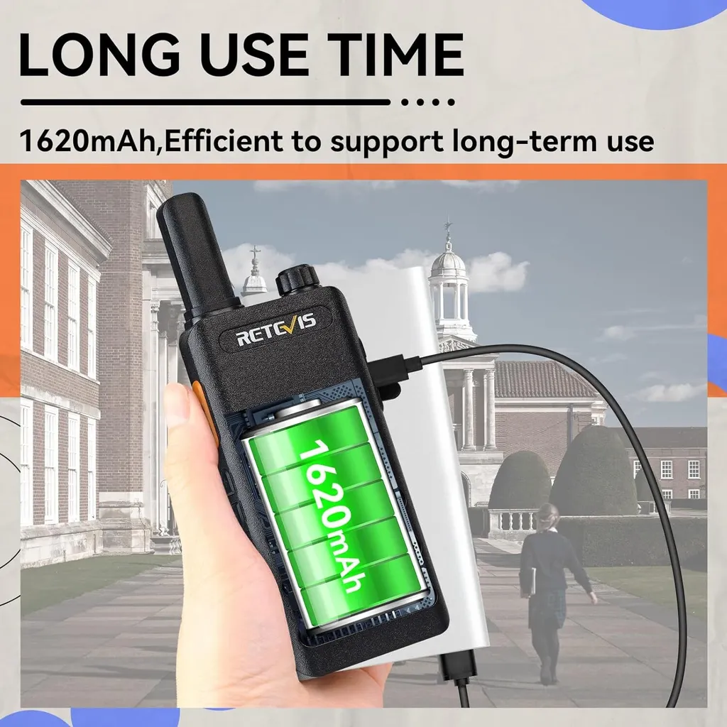 Communication d'Équipe Fluide avec le Talkie-Walkie Retevis RT622P