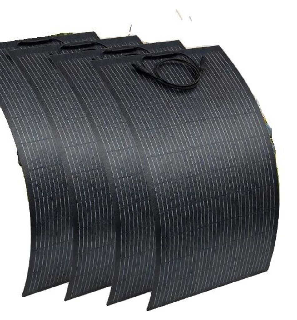 Solarmodul-Kit, wasserdichtes Design, effiziente Energieumwandlung, Flexibel 4PCS 100W