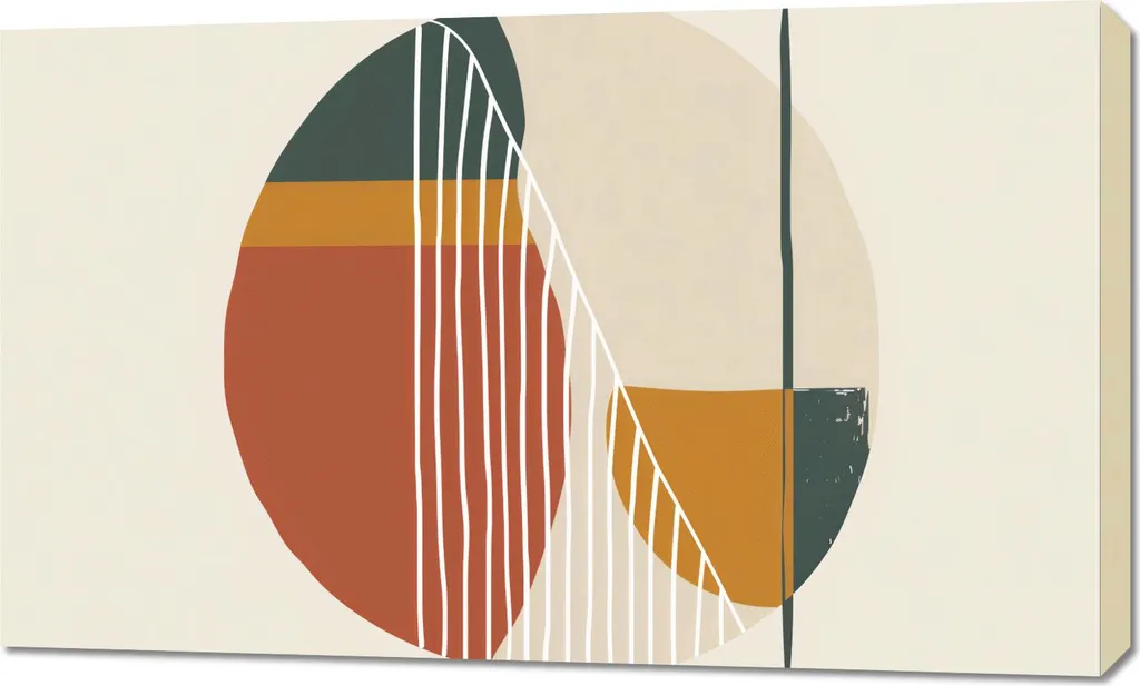 Impression murale 100 x 60 cm semi-mate - Art contemporain grand format
