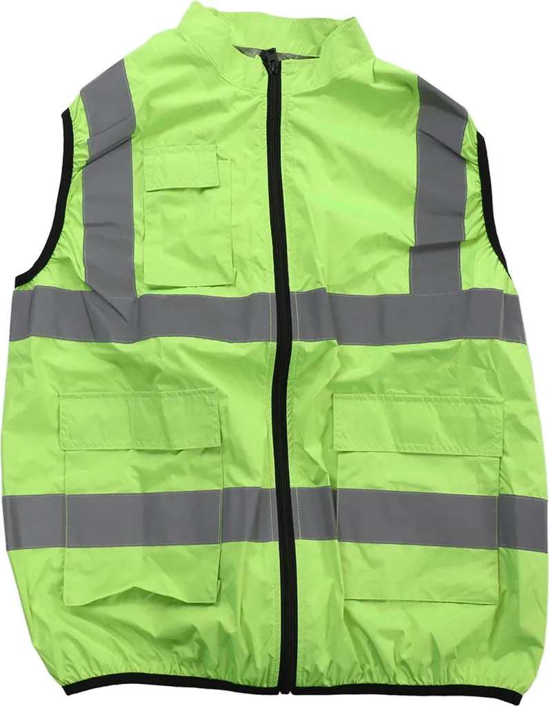 Gilet d'air conditionné rechargeable avec bandes réfléchissantes de sécurité