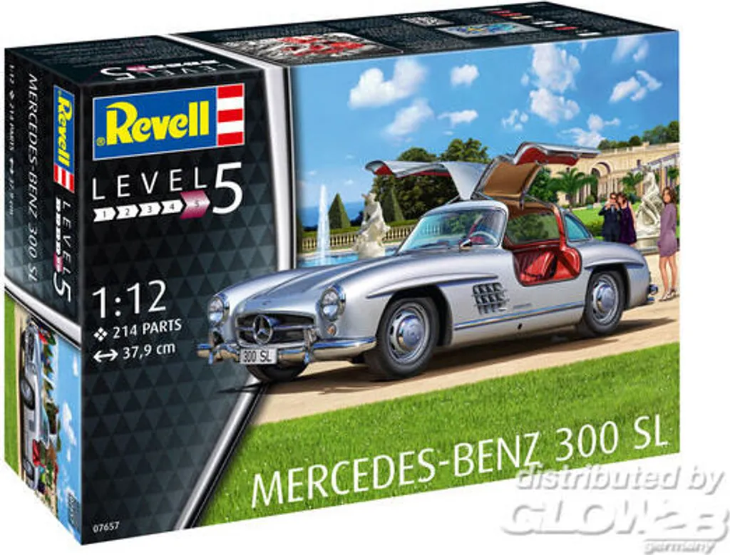 Revell 300 SL 1/12 Mercedes - Maquette Voiture de Sport de Collection