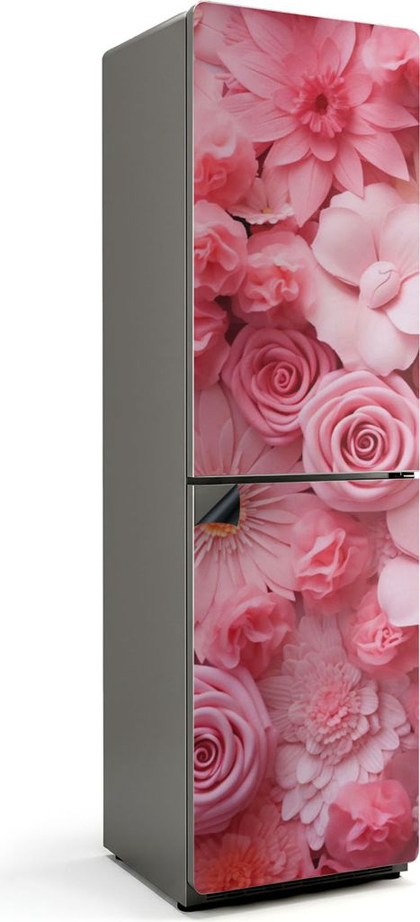 3D-Blumenarrangements – Magnetische Kühlschrank Abdeckung – Dekorfolie magnetisch Küche – Kühlschrank Magnet Deko – selbstklebende Magne...