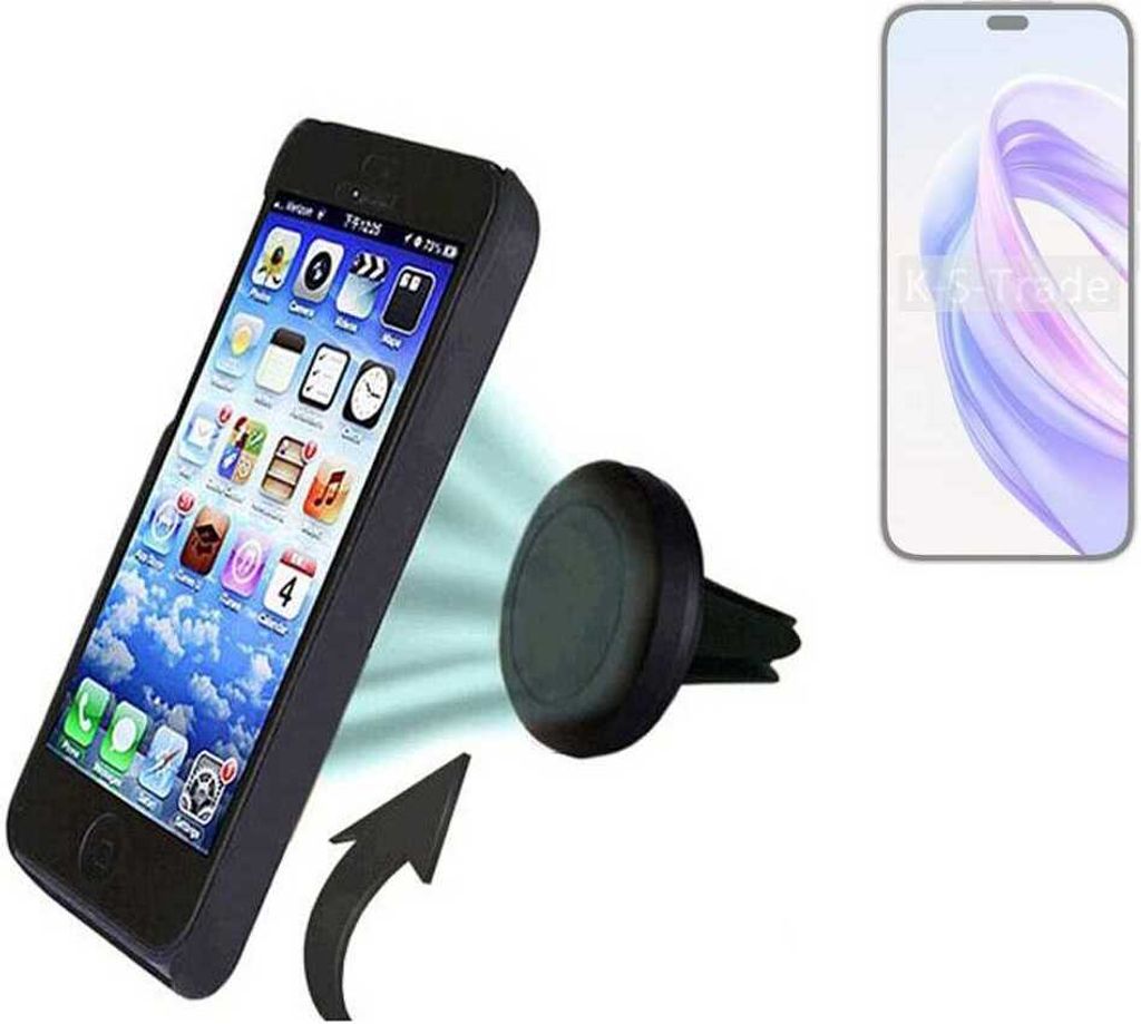 K-S-Trade kompatibel mit Honor X50i Auto Handy Halterung KFZ Halter Lüftungsgitterhalterung Air Vent mount Smartphone Halter