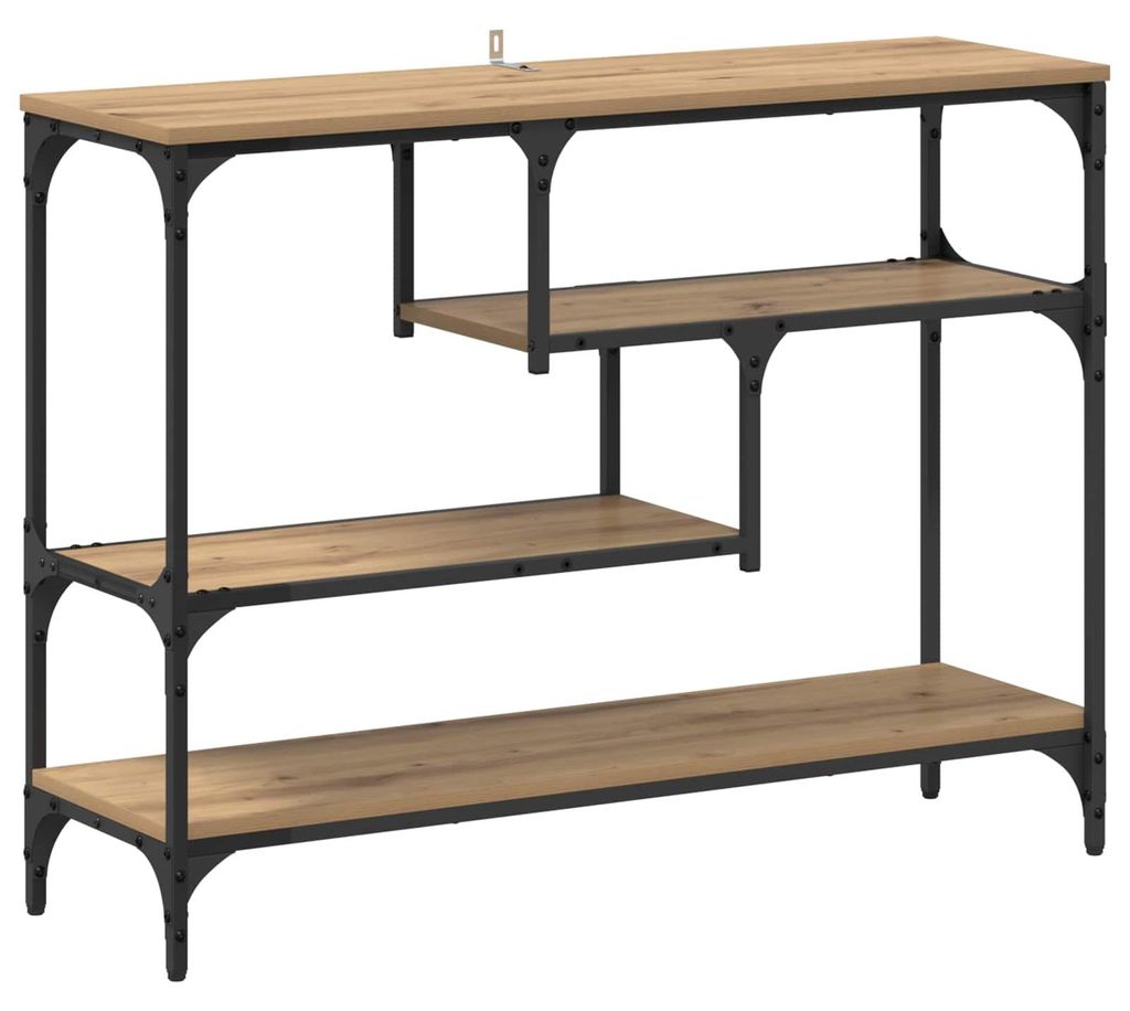 “2026 Modern“ Braun Konsolentisch Artisan-Eiche 100 x 30 x 75 cm Holzwerkstoff - Designermöbel 50509 - Konsolentische