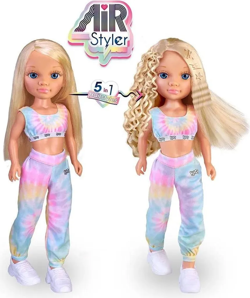 Nancy Air Styler Poupée Rose avec Fer à Coiffer Magique Taille Unique