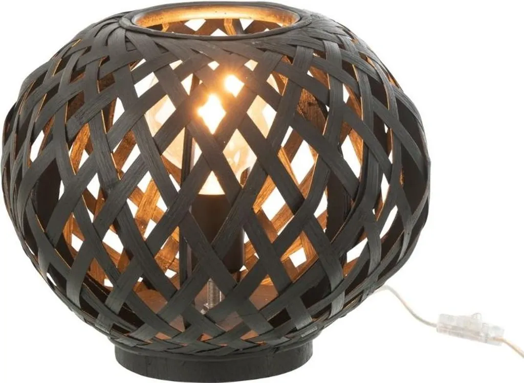 Lampe J-Line Bambou Noir - Finissez-en avec l'Éclairage Trop Agressif
