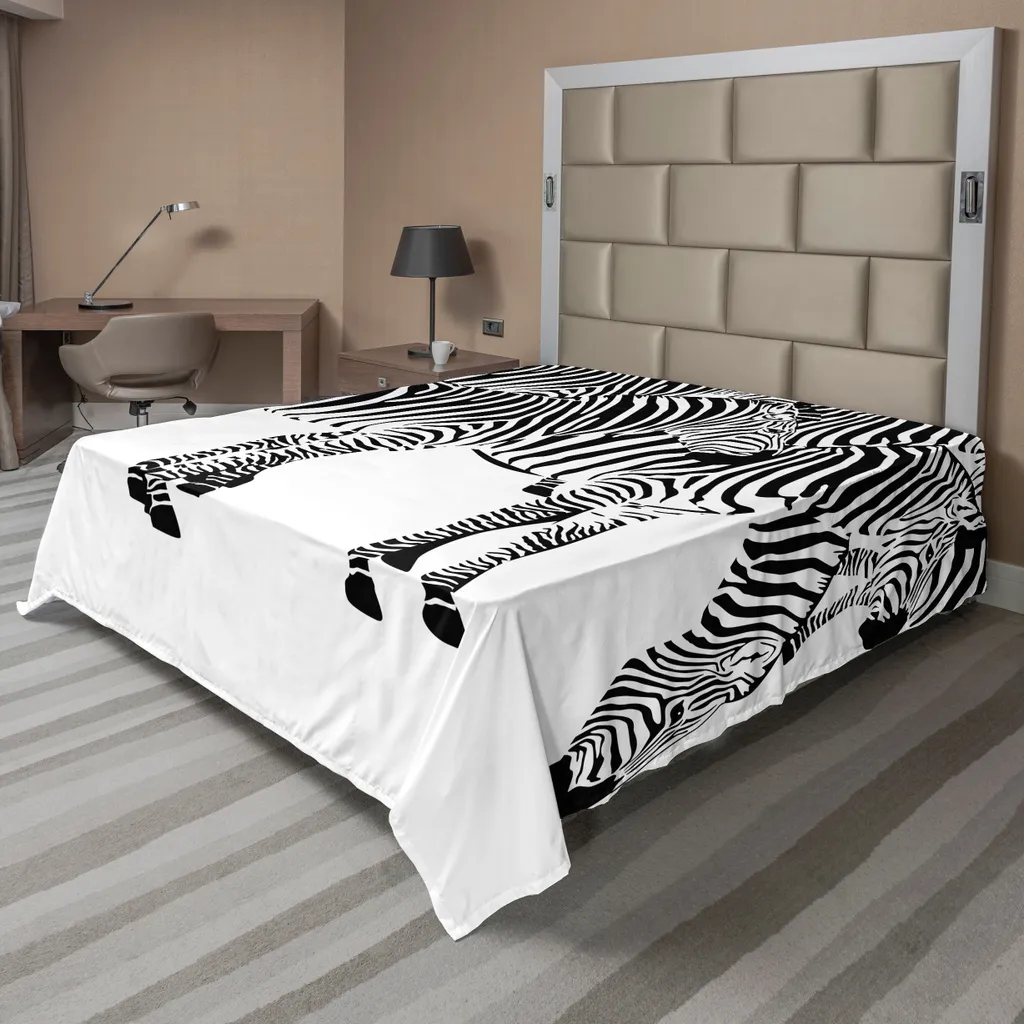 Drap de Lit Décoratif Safari pour Chambre Adulte et Lit Double