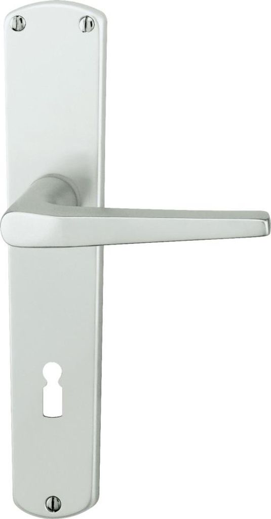 Alpertec BB-Langschildgarnitur Phil Aluminium F1 silber Produktbild 