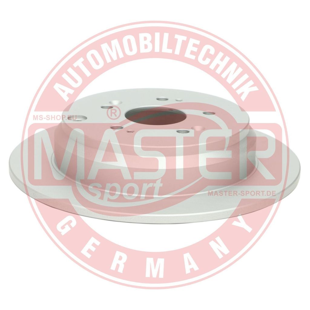 MS 24010901511-PCS-MS Bremsscheibe (1x Stück) Hinterachse für HONDA CR-V IV (RM_)