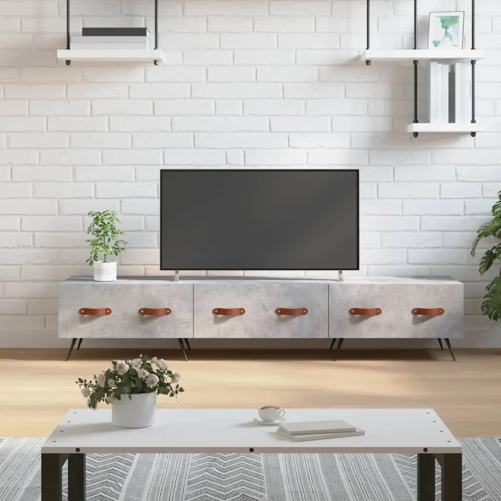 vidaXL Mobile TV Grigio Cemento 150x36x30 cm | Design Moderno Robusto