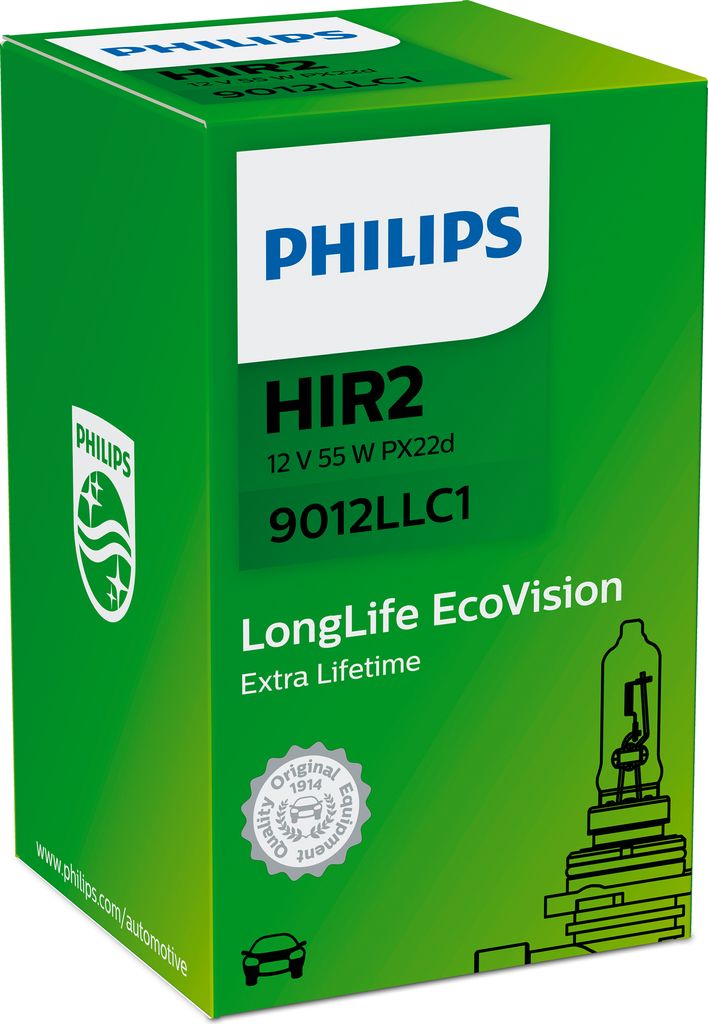Żarówka Hir2 12V/55W 9012 Px22D Philips Longlife 1Szt Zdjęcie produktu 