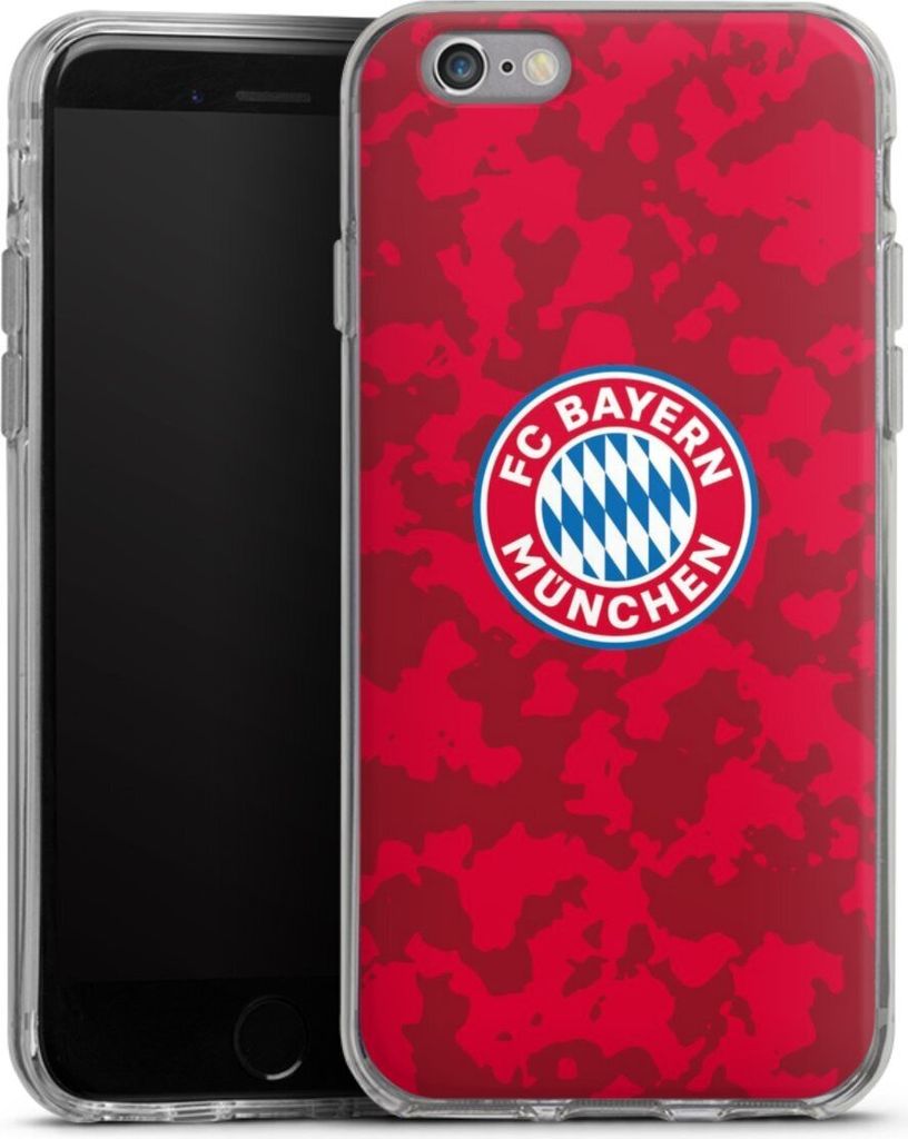 DeinDesign Handyhülle für Apple iPhone 6s Silikon Hülle Case Smartphone Schutzhülle FC Bayern München Camouflage FCB
