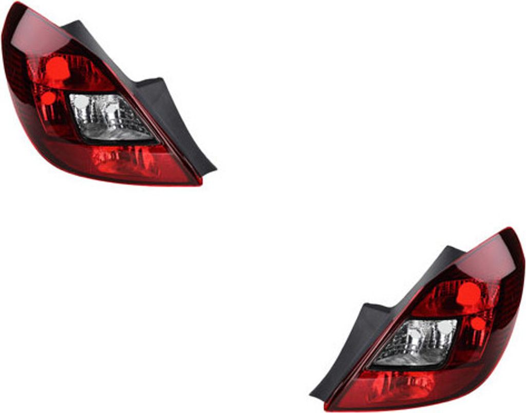 Johns, Heck Leuchte Rück Leuchte passend für Opel Corsa D 07/2006- Set Links und Rechts 1222199 93196753 93196754 1222200