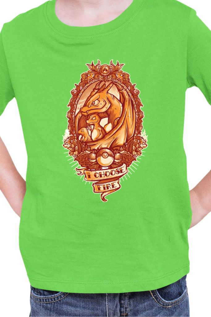 Kinder T-Shirt Japan Manga Anime Comics Pokemon 027, / Lime
