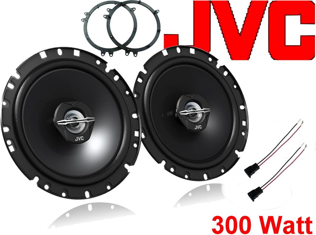 JVC Lautsprecher Einbau Set Tür vorne hinten passend für Audi A6 B4 97-06 300 Watt