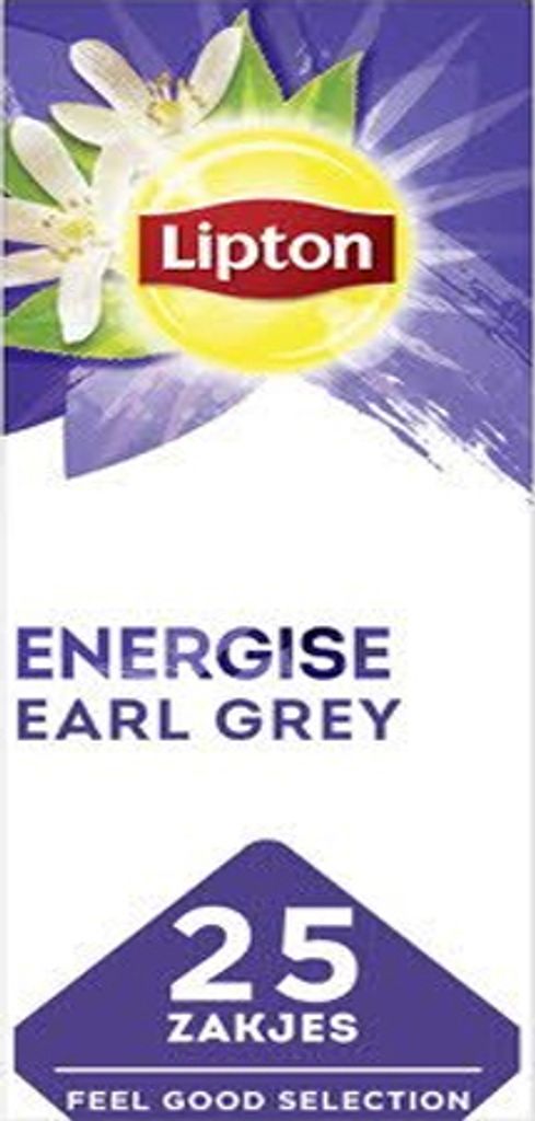 Lipton - Tee Lipton Energize Earl G 25x1.5gr | Packen Sie ein 25 -Stück | 6 Stück