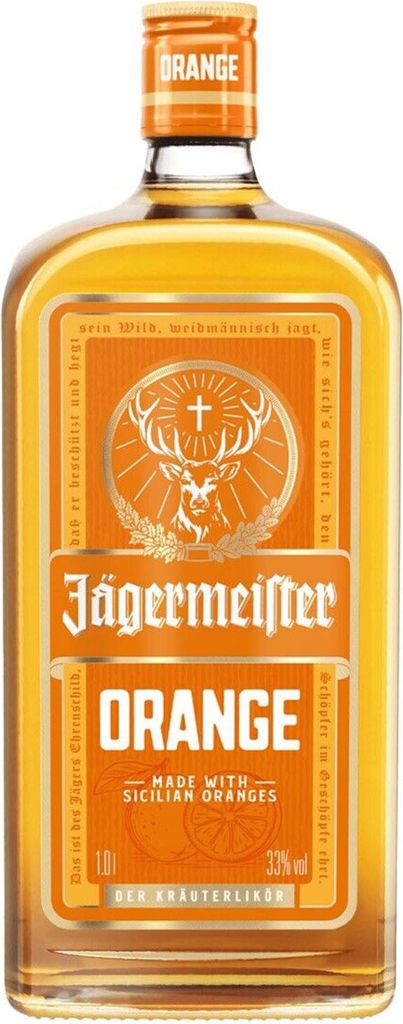 Jägermeister Orange mit Aroma sizilianischer Orangen Produktbild