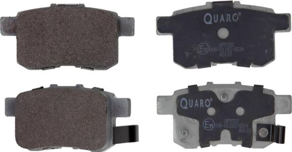QUARO Bremsbeläge Satz Hinten Bremsklötze für HONDA ACCORD VIII (CU) QP5782
