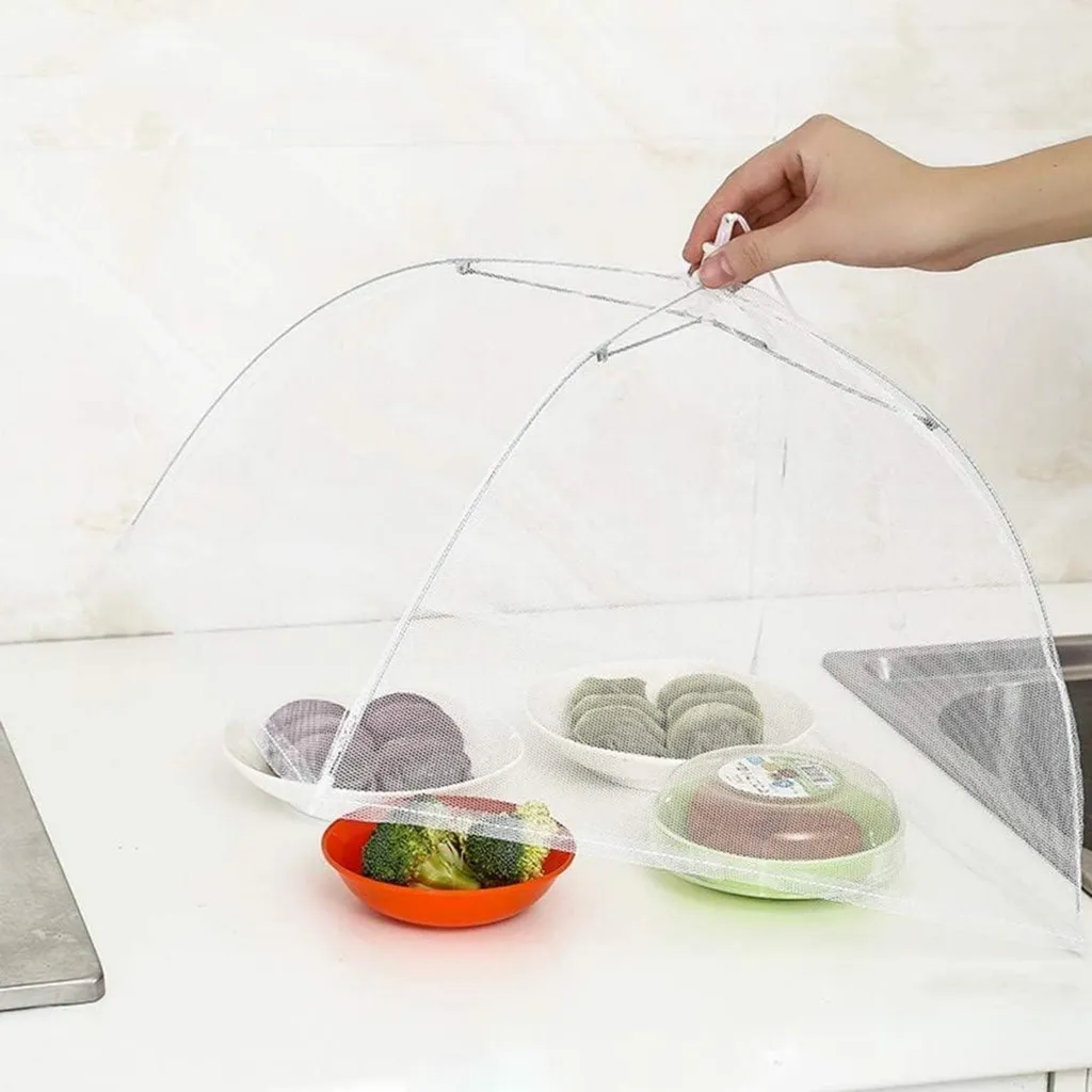 Roysmart Mesh Housse Protection Mouches - Lot de 2 Cloches Aliments BBQ - 7