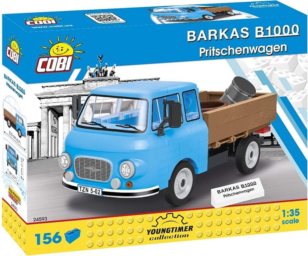 COBI 24593 Barkas B1000 nákladní, 1:35, 156 k Obrázek produktu 1