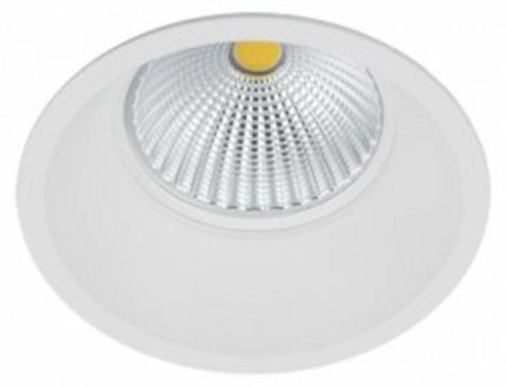 BPM Einbauleuchte Turta, Durchmesser 76 mm, mattweiß, 3156.01.D40.3K