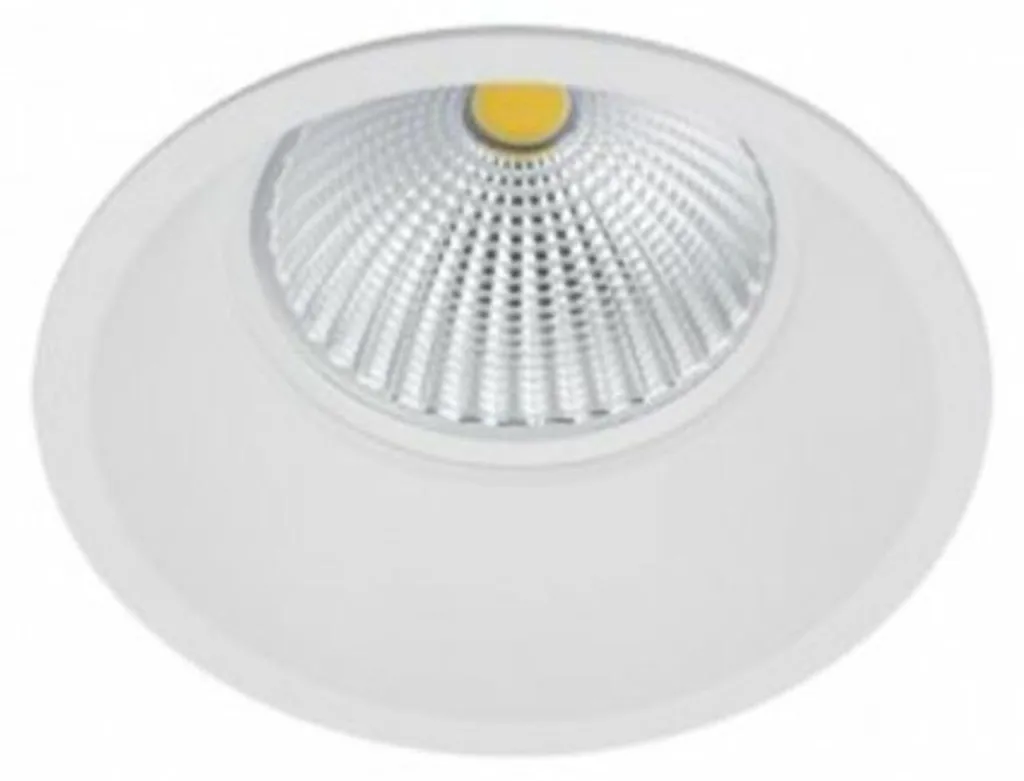 Éclairage encastré salon et cuisine BPM Turta blanc mat discret 76 mm
