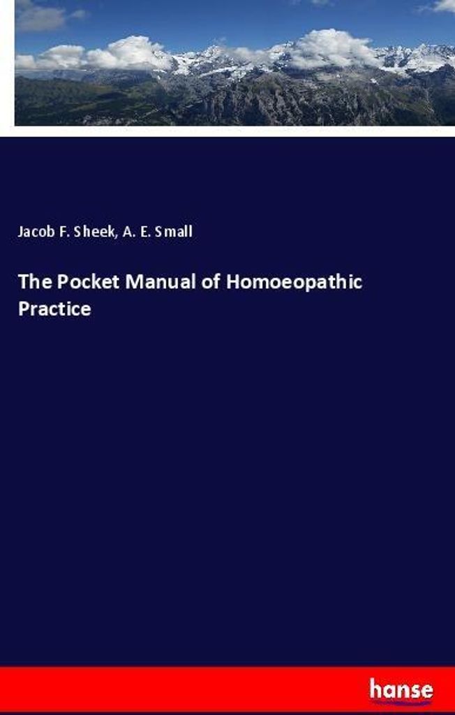 The Pocket Manual of Homoeopathic Practice