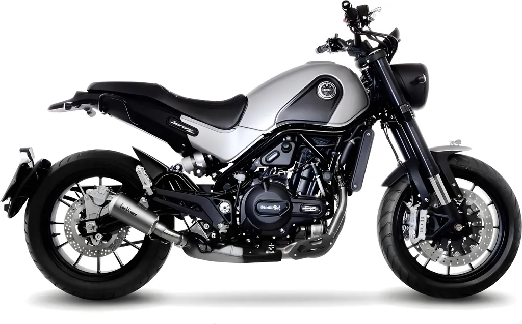 Silencieux Échappement Moto Inox LeoVince LV-10 Benelli Leoncino 500
