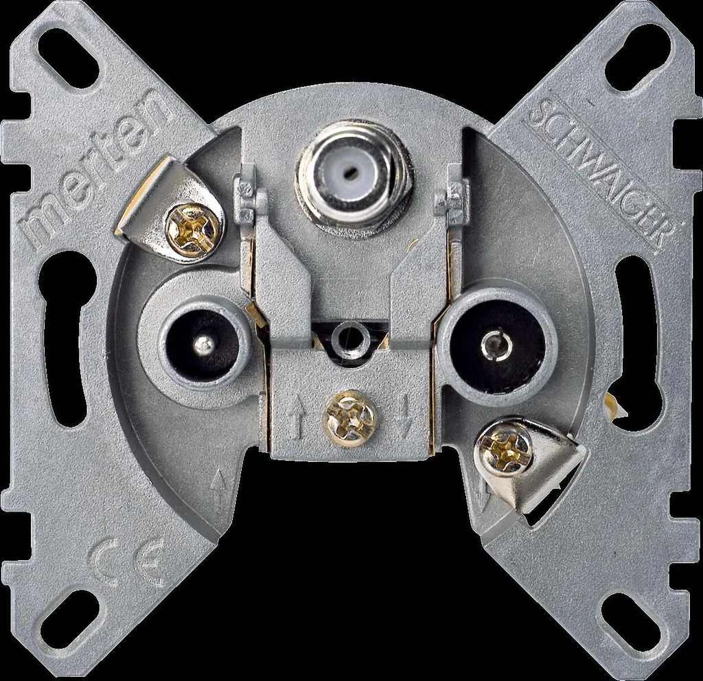 Merten Prise Satellite Triple DIN EN 50083 Blindage Haute Qualité