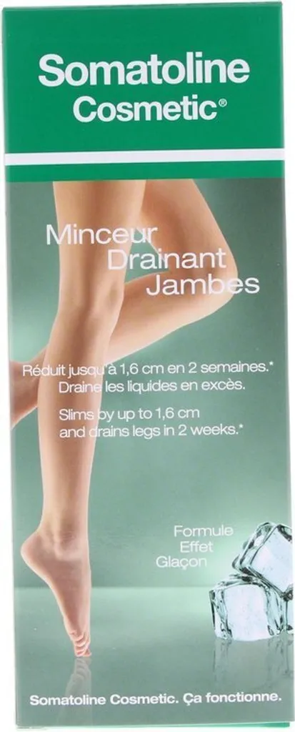 Gel Minceur Jambes Somatoline Effet Froid Drainant Anti Eau 200 ml