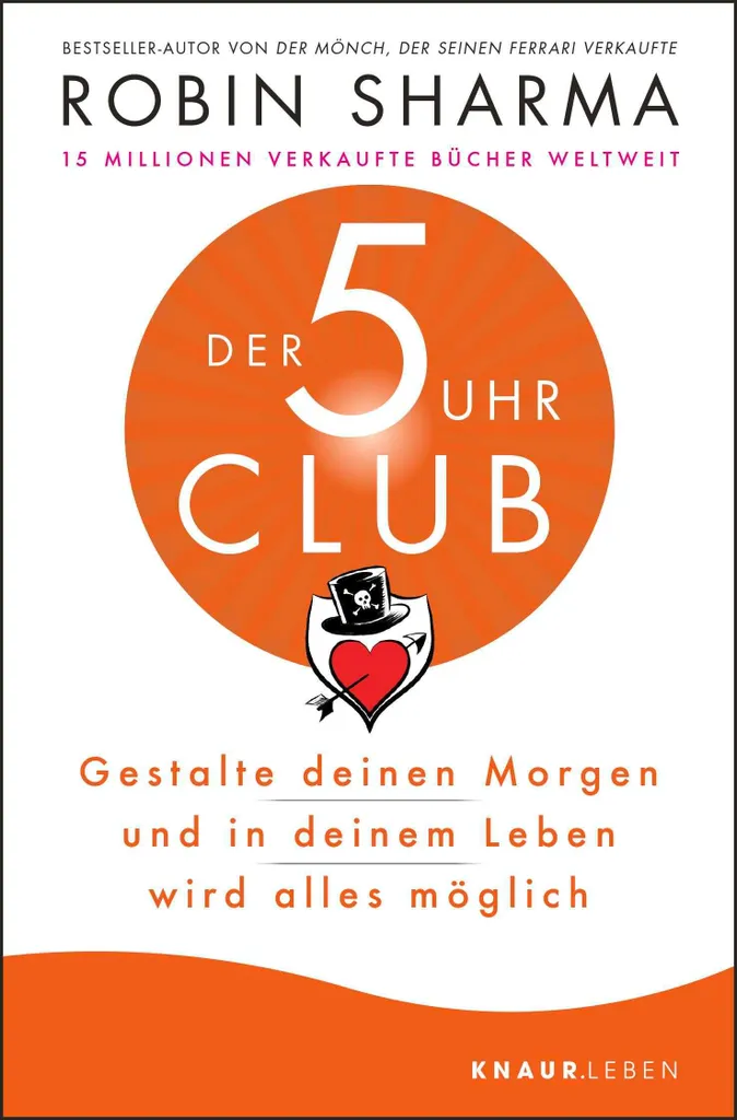Livre développement personnel Le Club des 5 heures par Robin Sharma broché