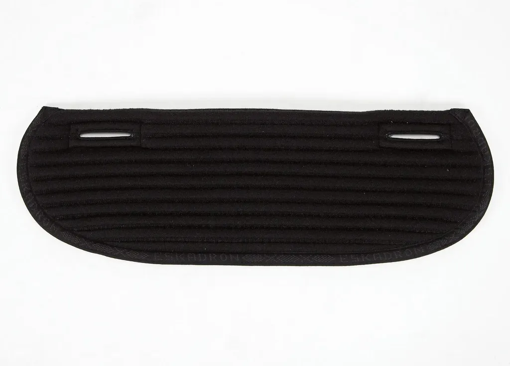 Tapis de selle trapèze noir Climatex Eskadron amortissant et aéré