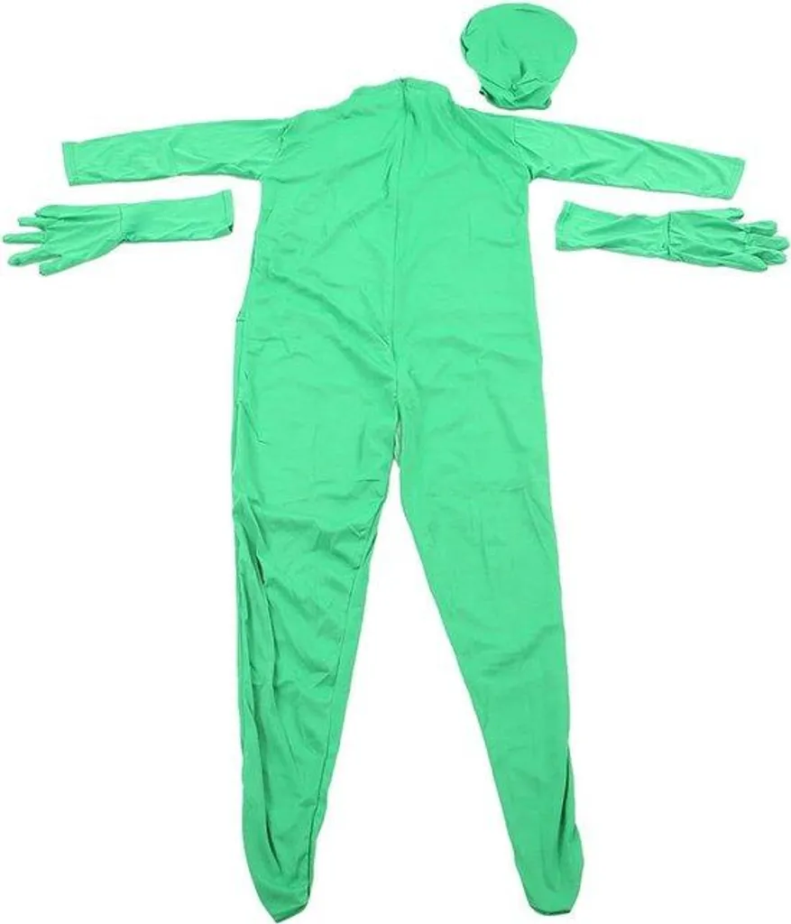 Combinaison verte de studio 180 cm pour effets spéciaux et cinéma pro