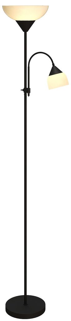 HOMCOM staande lamp met 3 kleurtemperaturen, ideaal voor Productafbeelding 